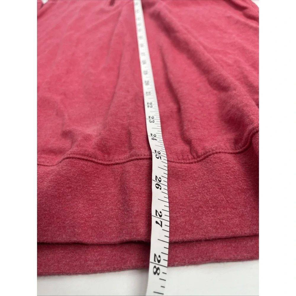 Polo Ralph Lauren Sweatshirt Mens L Salmon Pink 1/4 Zip Up Preppy Pony Pullover